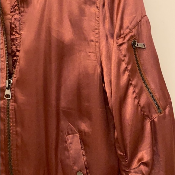 Rust coloured bomber jacket - Picture 2 of 2